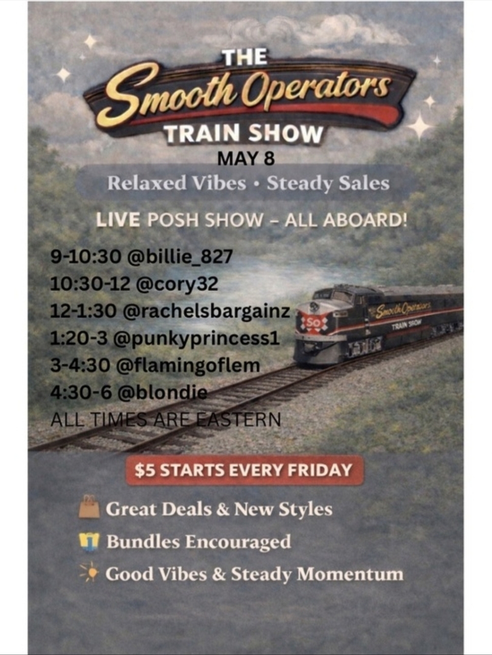 Upcoming Train Shows ❤️ To Be Notified